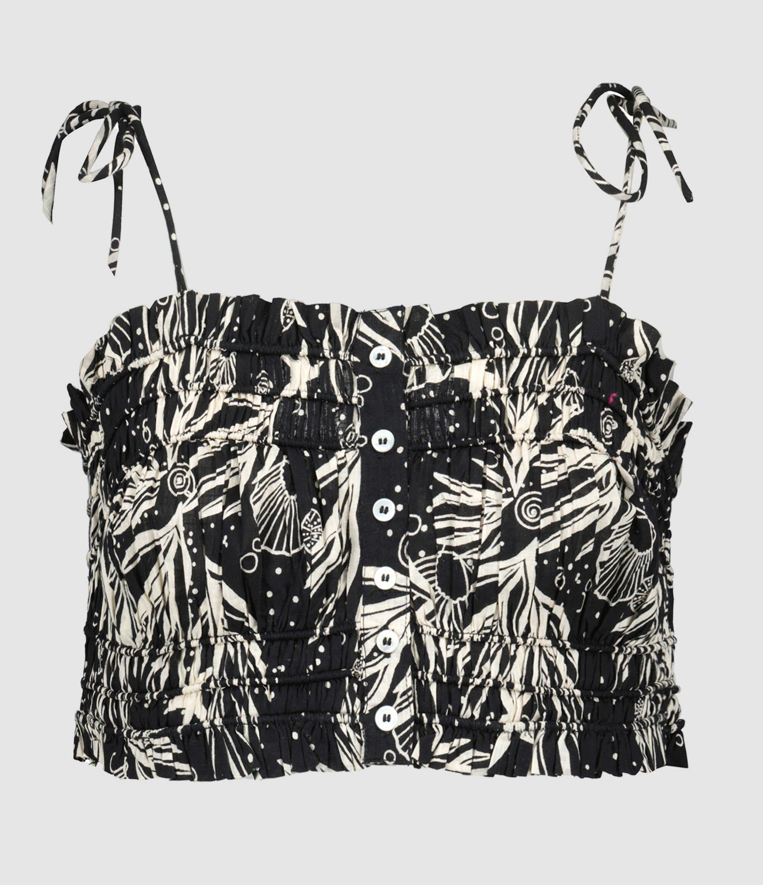 Charcoal Cotton Top