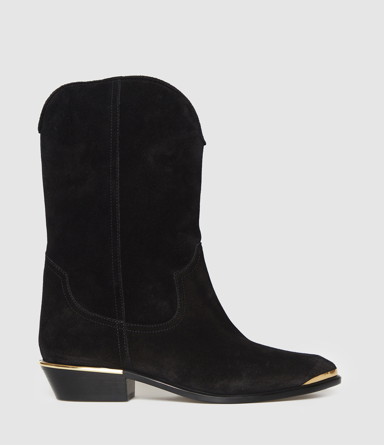 Elbana Black Ankle Boots