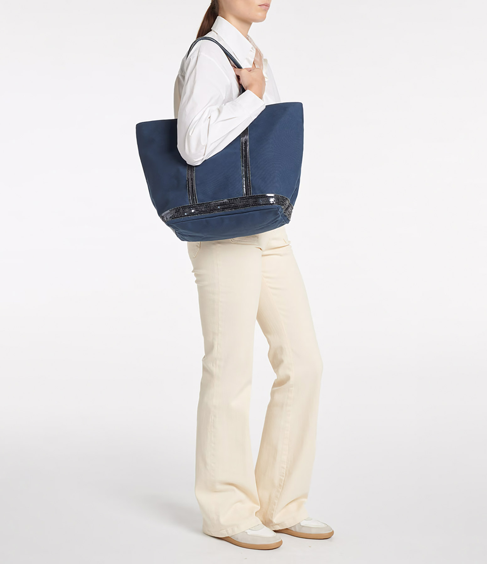 Pyrite L Canvas Tote Bag with Zip