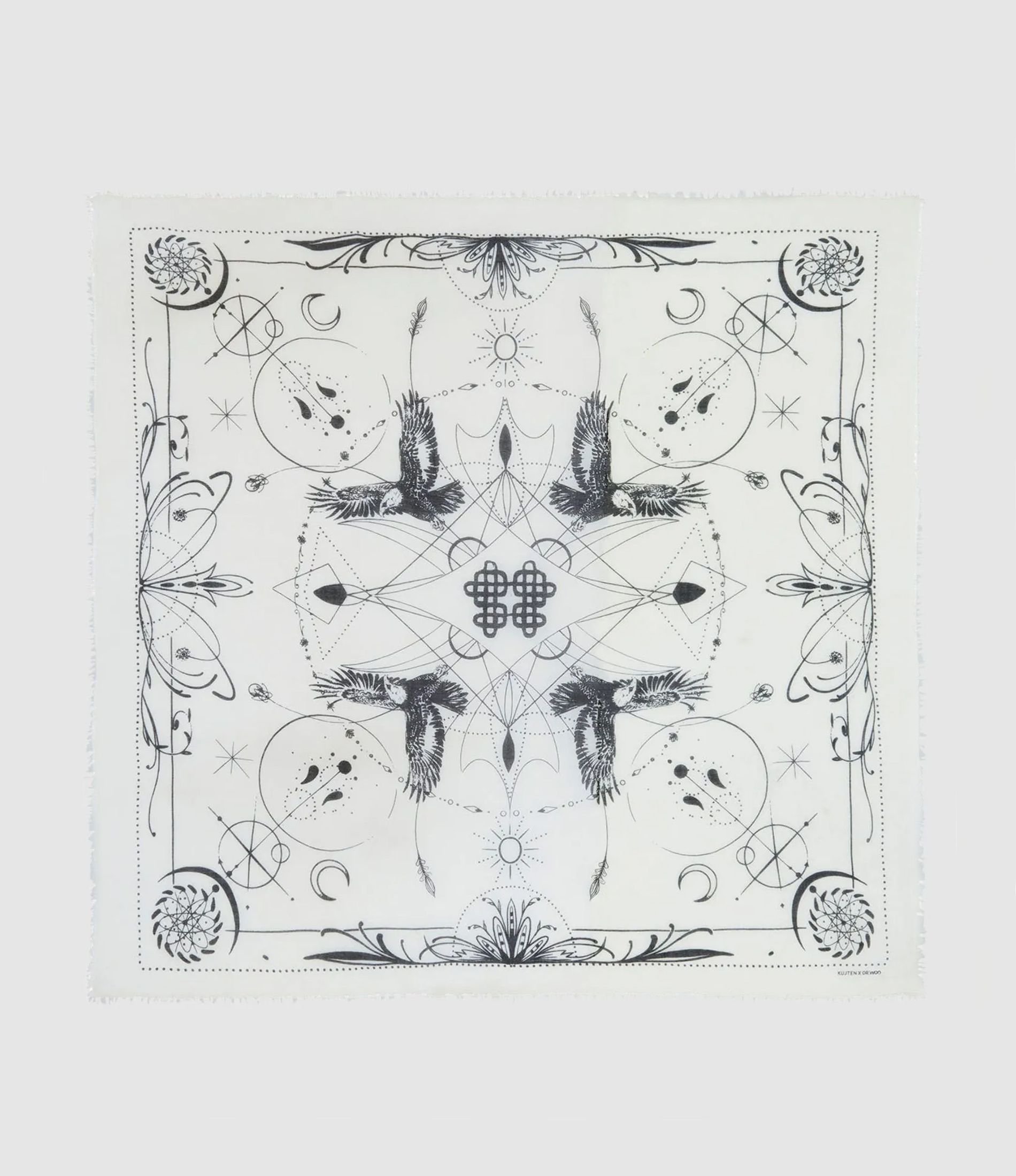 Ellis White Scarf, Dr Woo x Kujten Collaboration