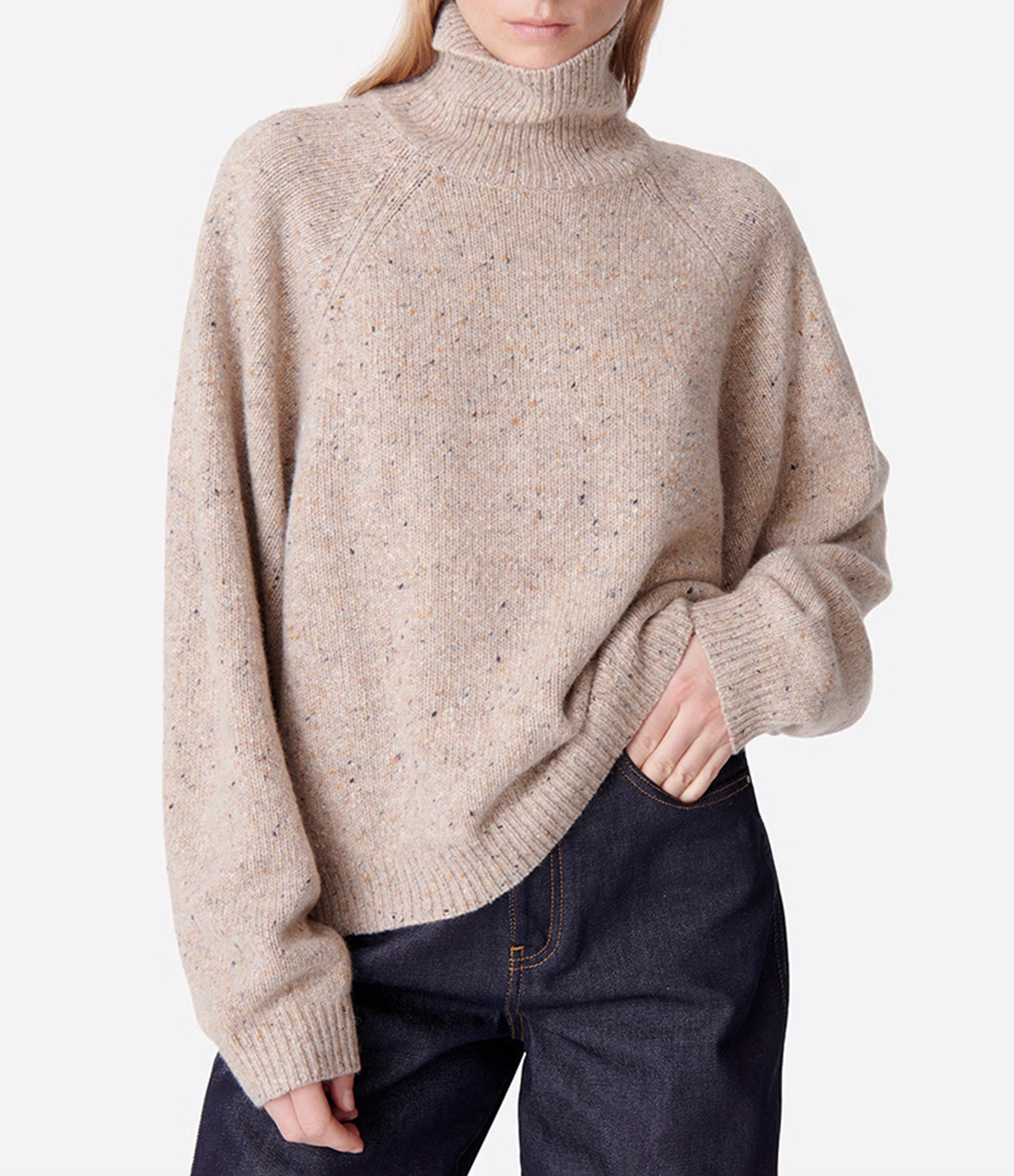 Beige Dotty Jumper