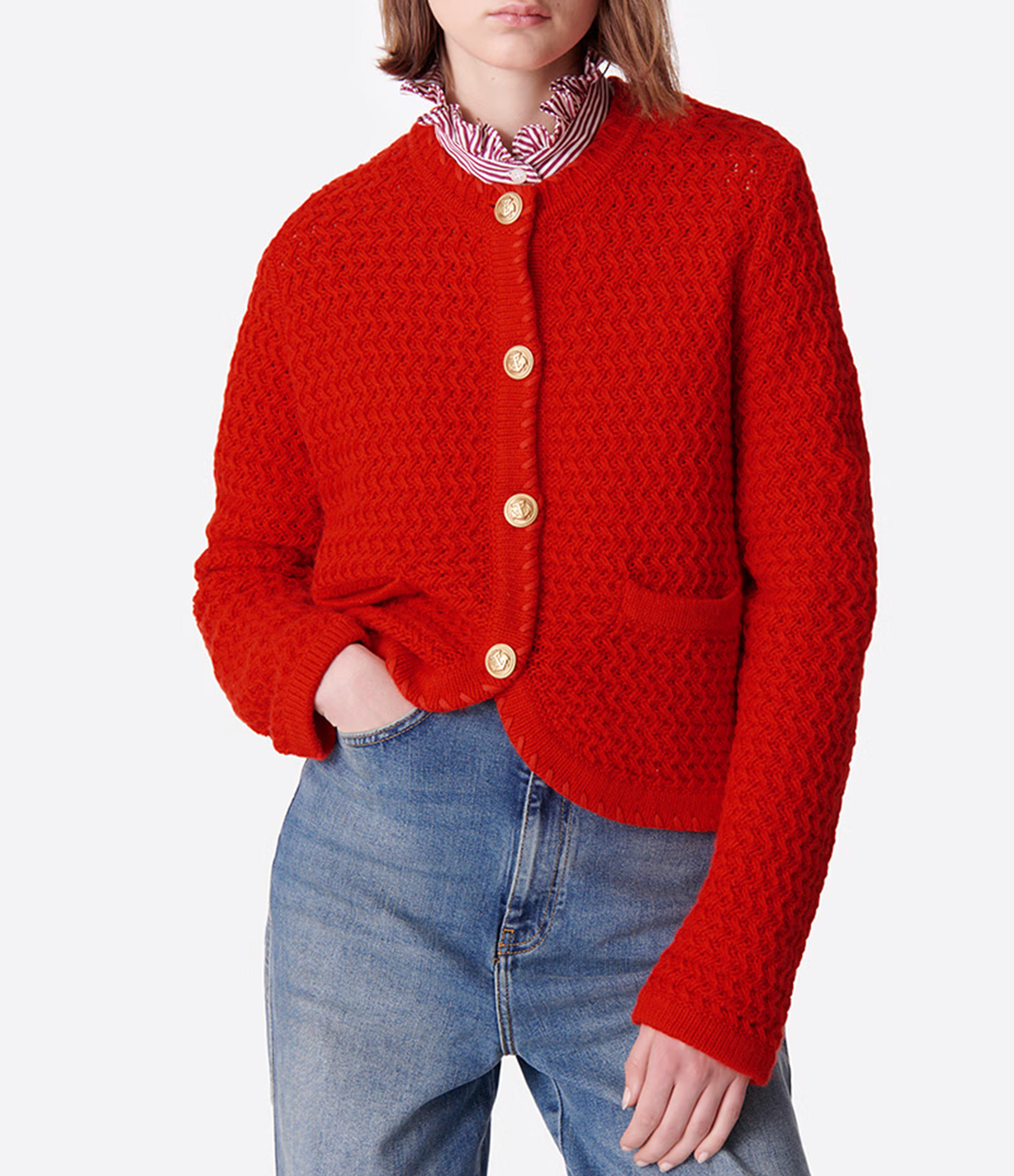 Dorina Coquelicot Cardigan