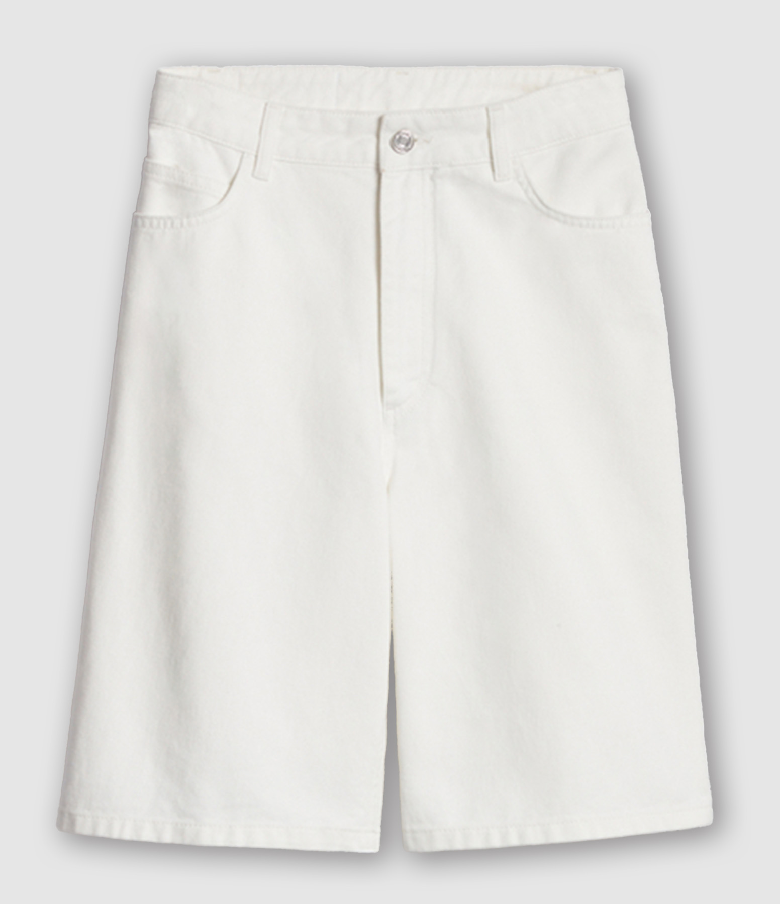 Elouan Ecru Bermuda Shorts, Deià Collection
