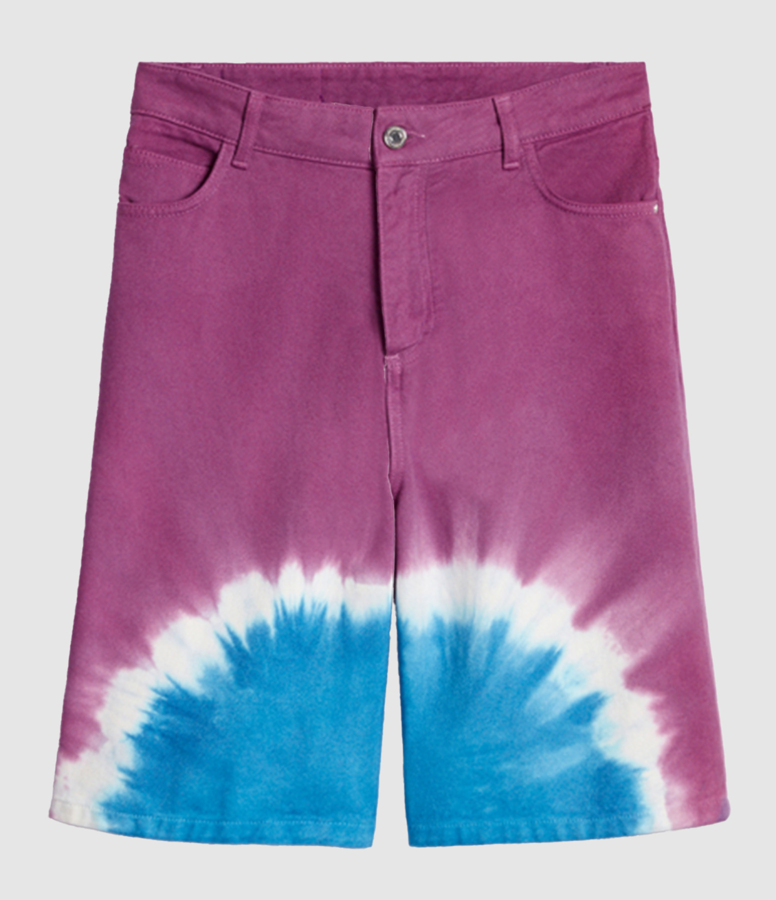 Elouan Multicoloured Blue Bermuda Shorts, Deià Capsule Collection