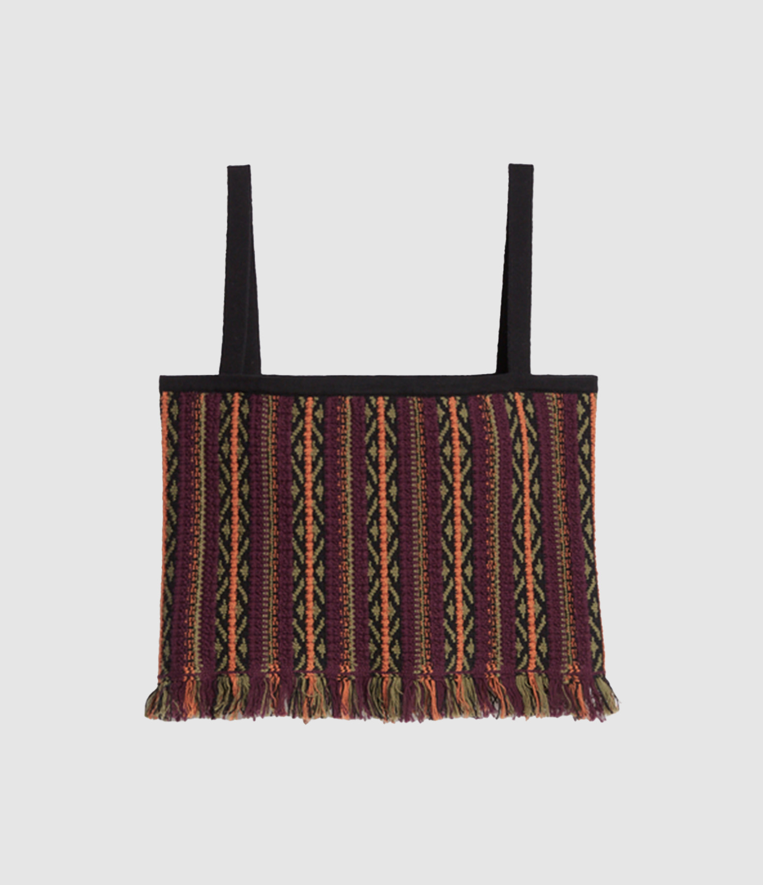 Elfi Cotton Top in Aubergine, Deià Collection