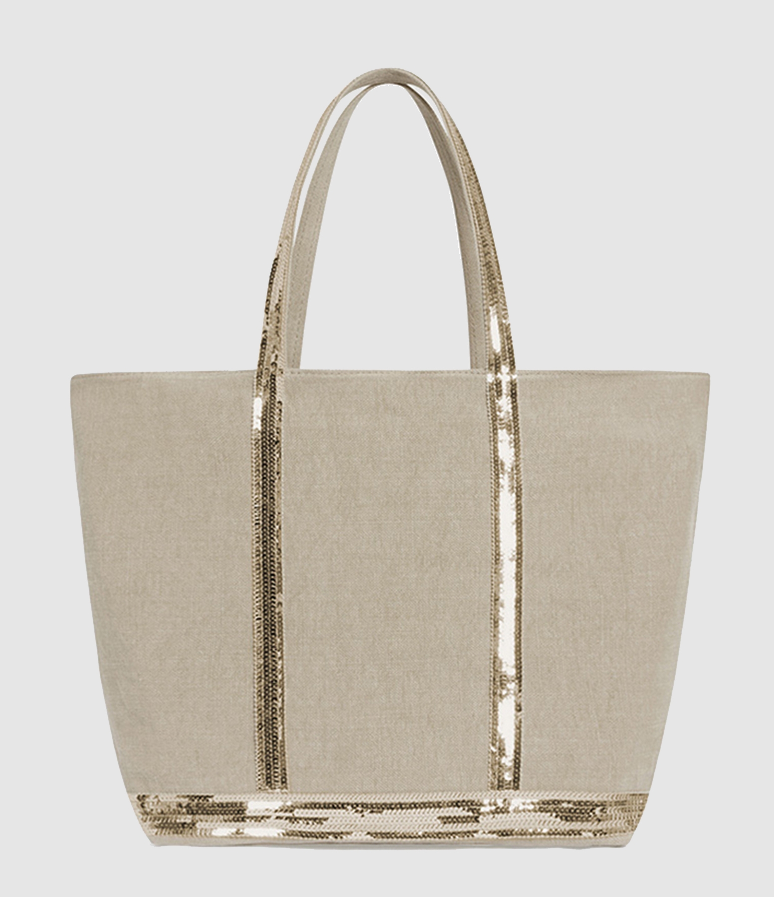 M Zipped Tote Bag – Sand