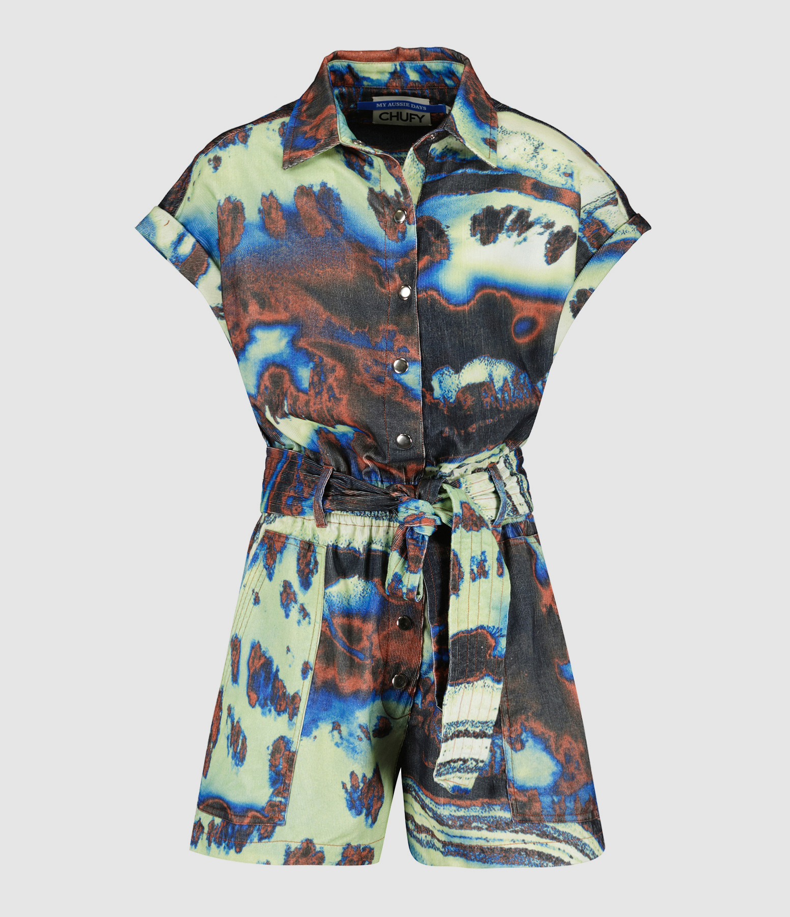 Marcia Multicoloured Cotton Jumpsuit