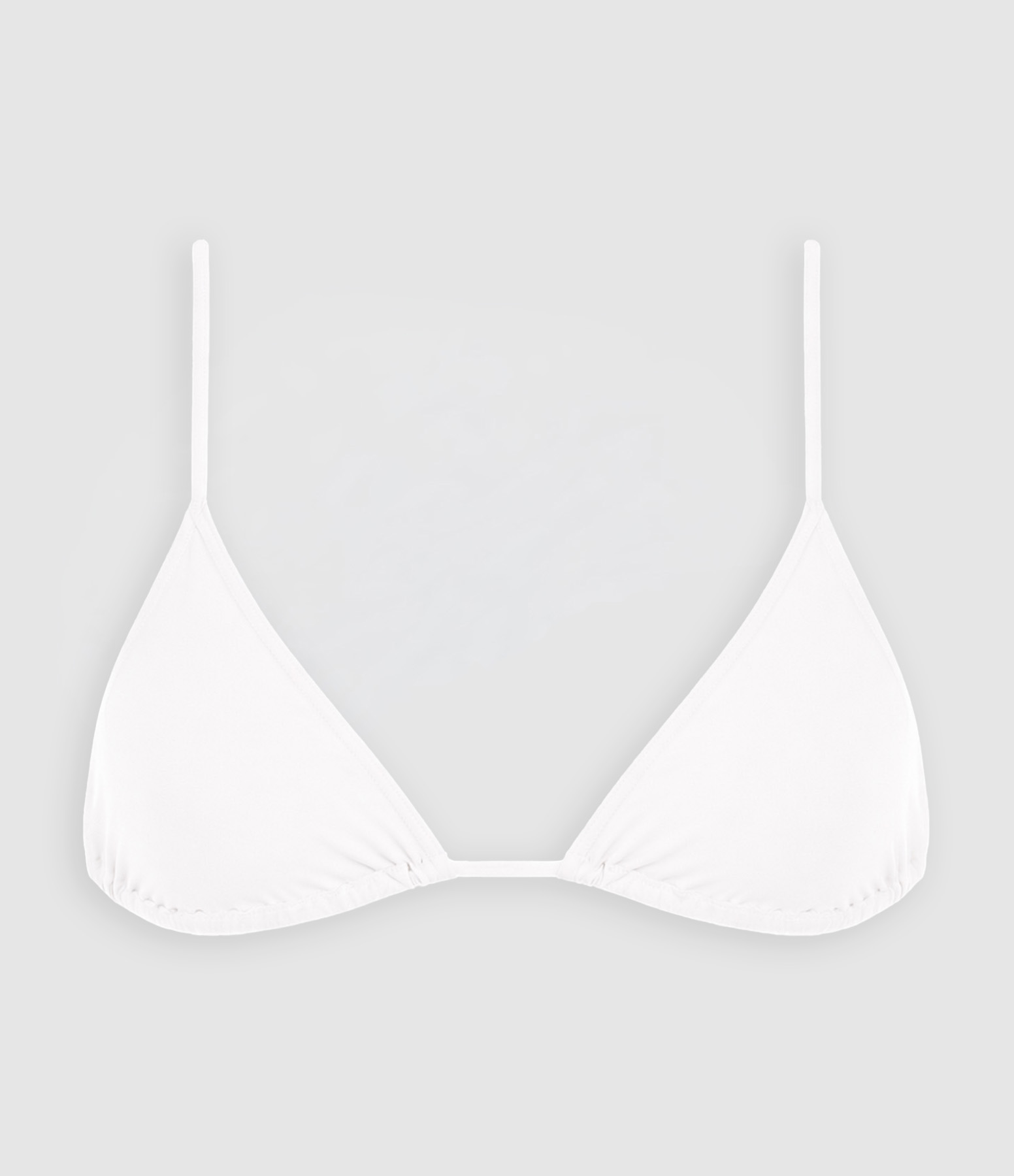Mouna White Bikini Top