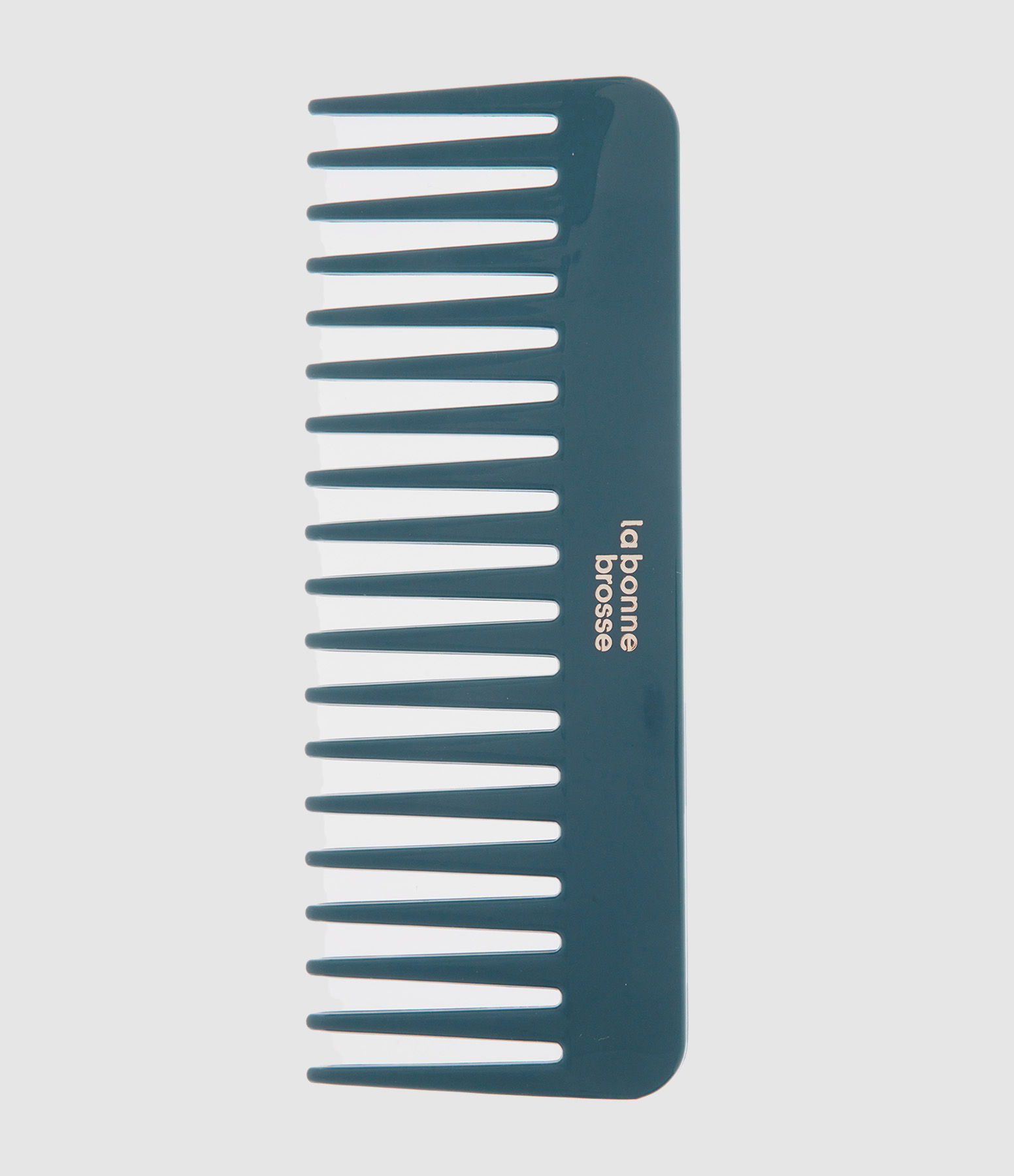 The Wide-Tooth Detangling Comb in Ink Blue Acetate