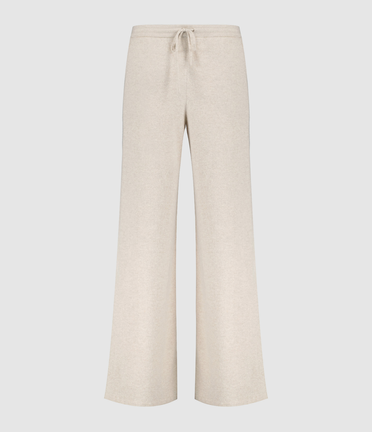Beige Gang Wool Trousers
