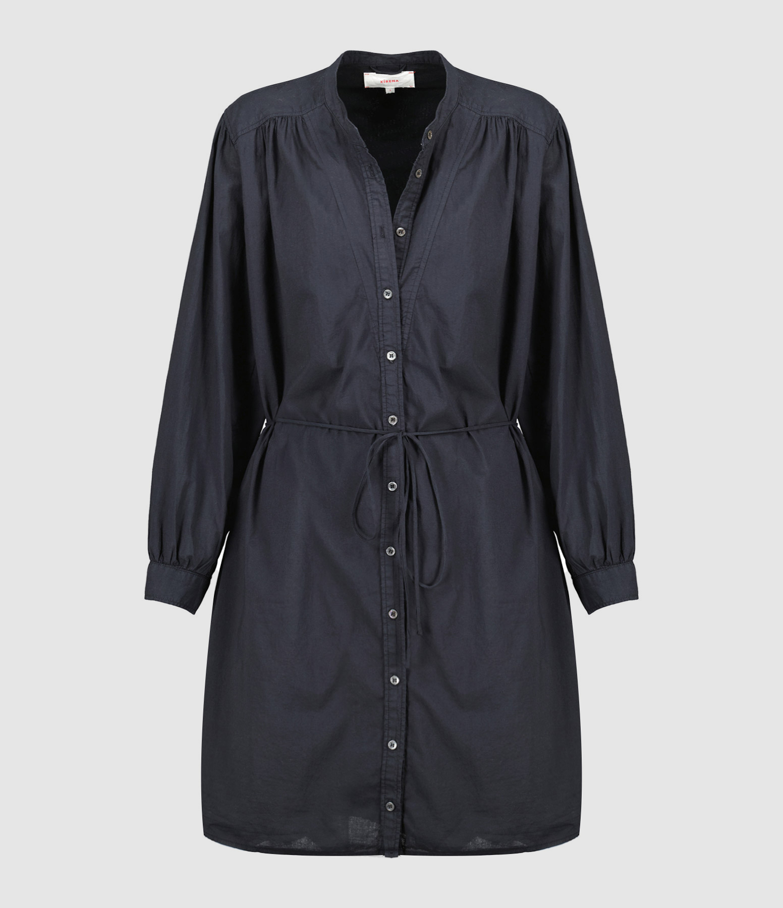 Winnie Short Cotton Dress – Black