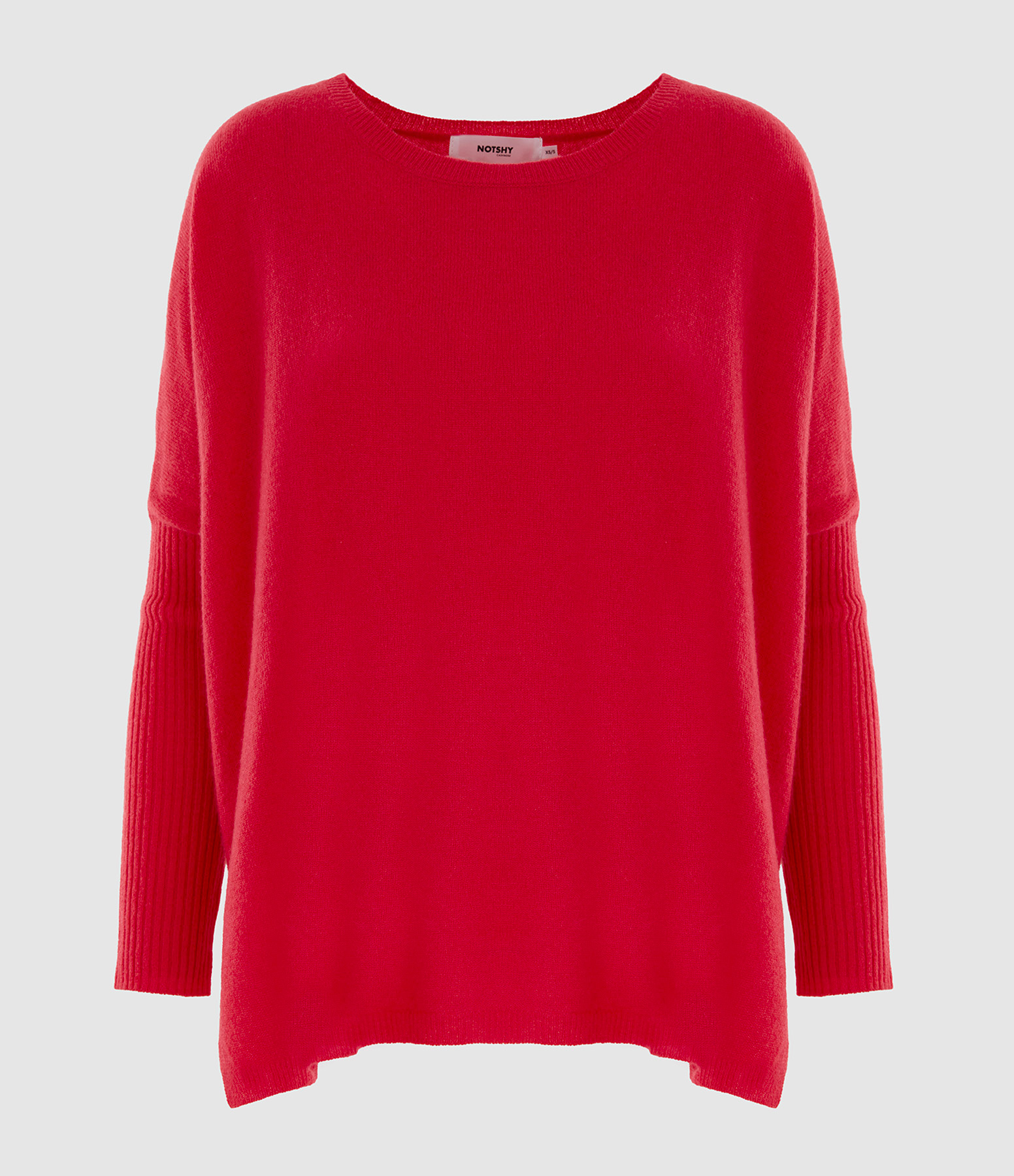 Kiss Round-Neck Cashmere Poncho Jumper