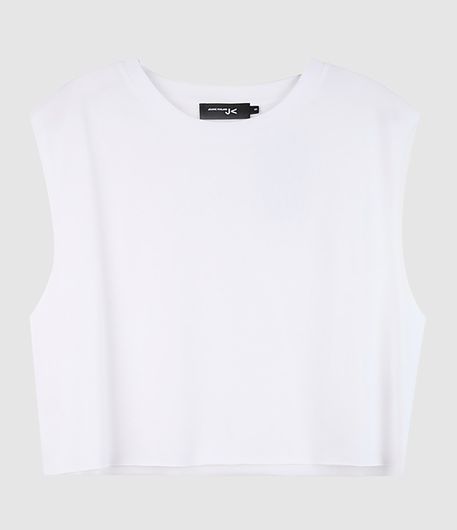 Lopi Crop Organic Cotton Tank Top – White
