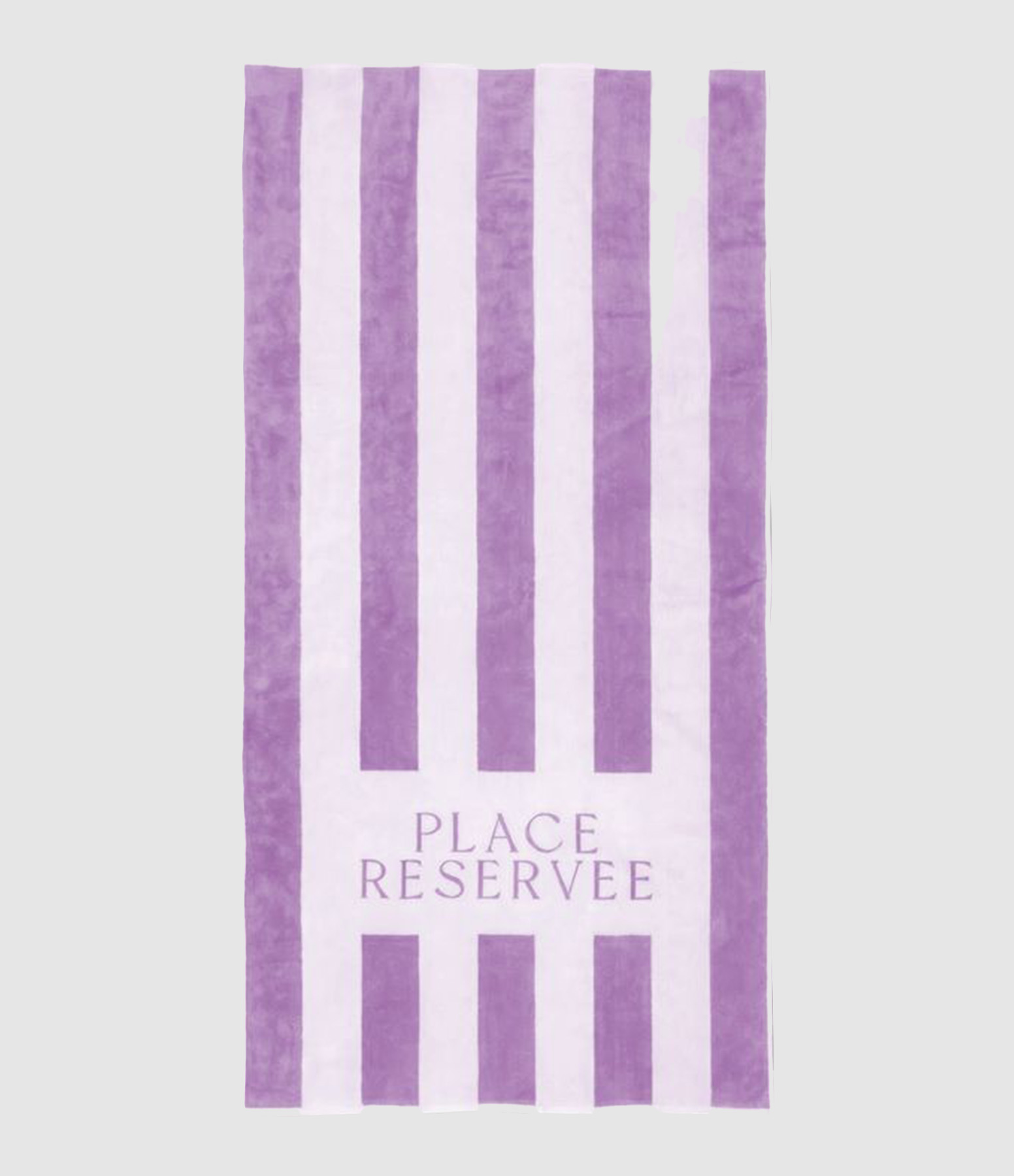 Place Reservée Lavender Beach Towel, 100 x 200 cm, Classic