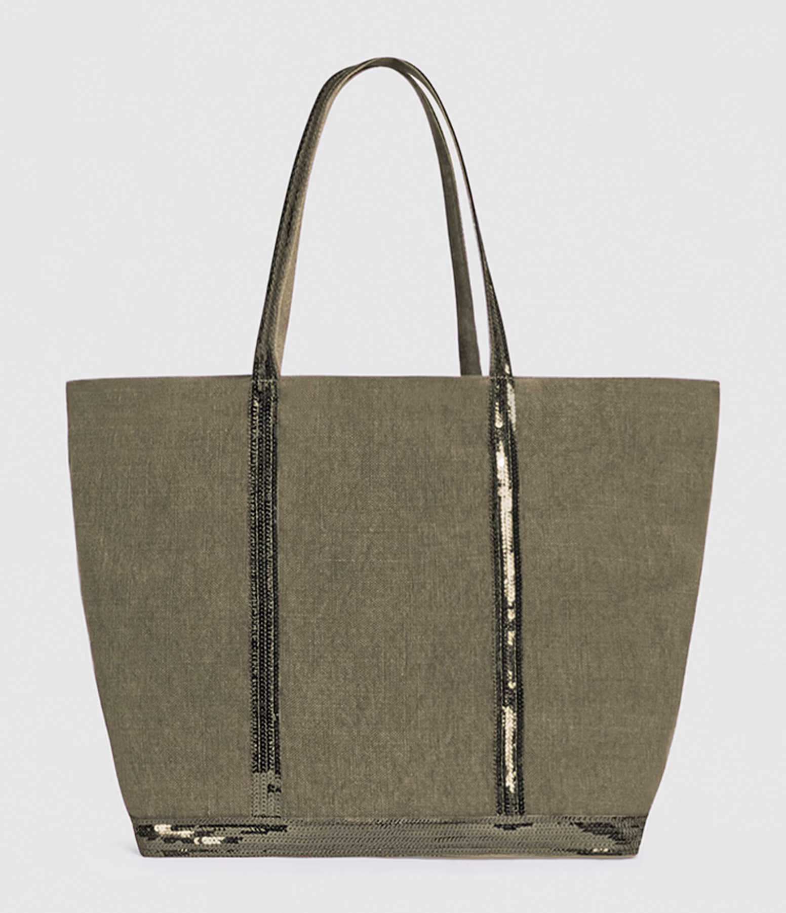 Khaki ‘L Lin’ Tote Bag with Zip