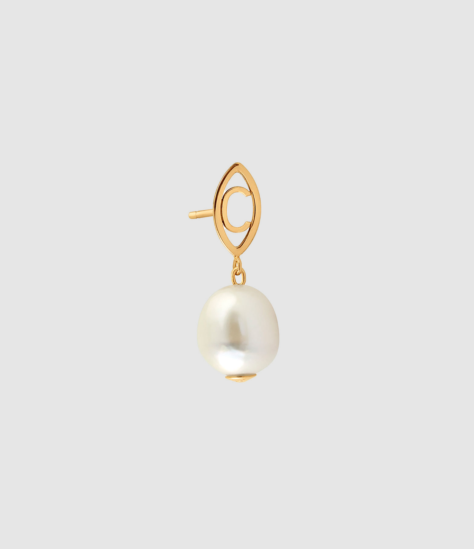 Origines Pampilles Freshwater Pearl GM Yellow Gold Earring (sold individually)