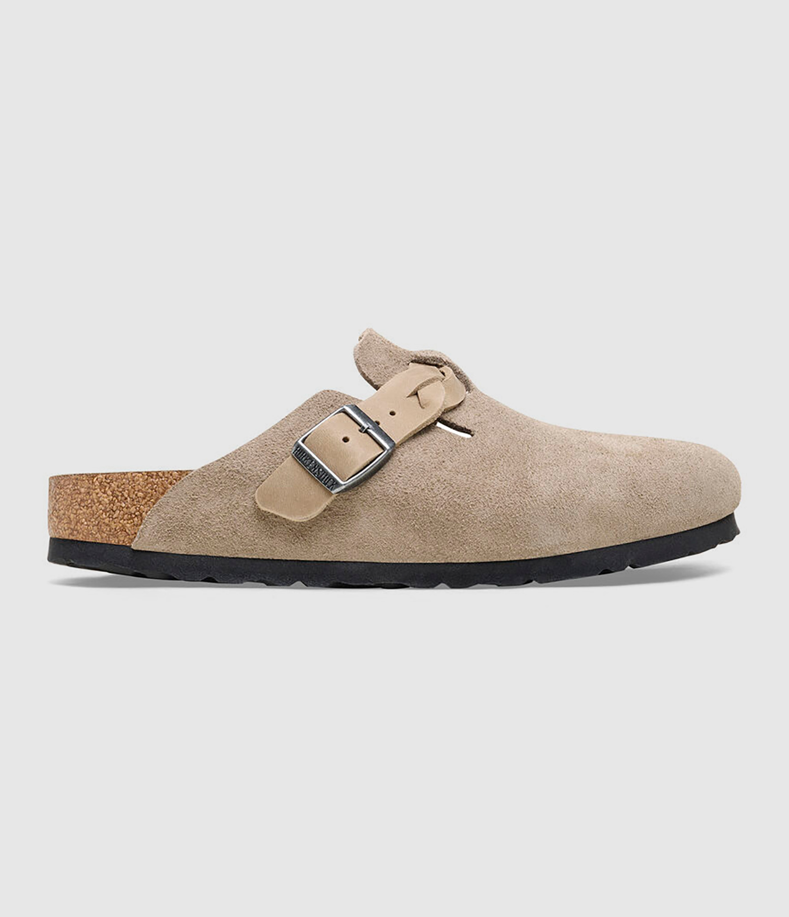 Boston Leve Braided Clogs in Taupe