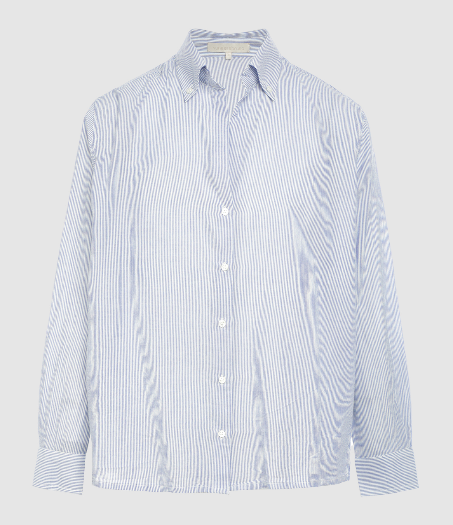 Druyat White and Blue Shirt