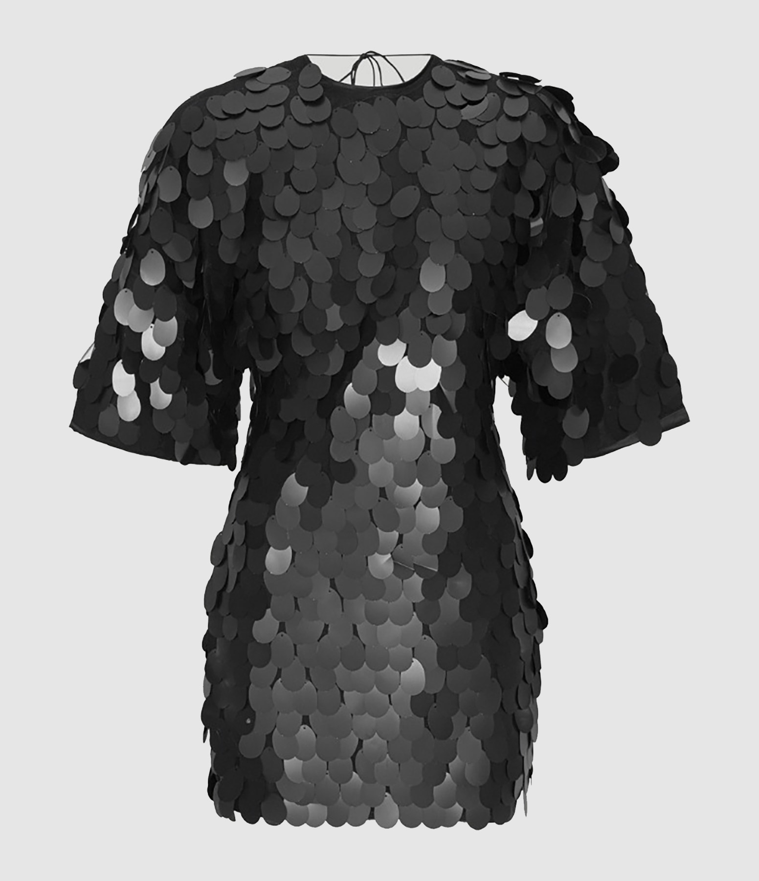 Black Sequinned Dress