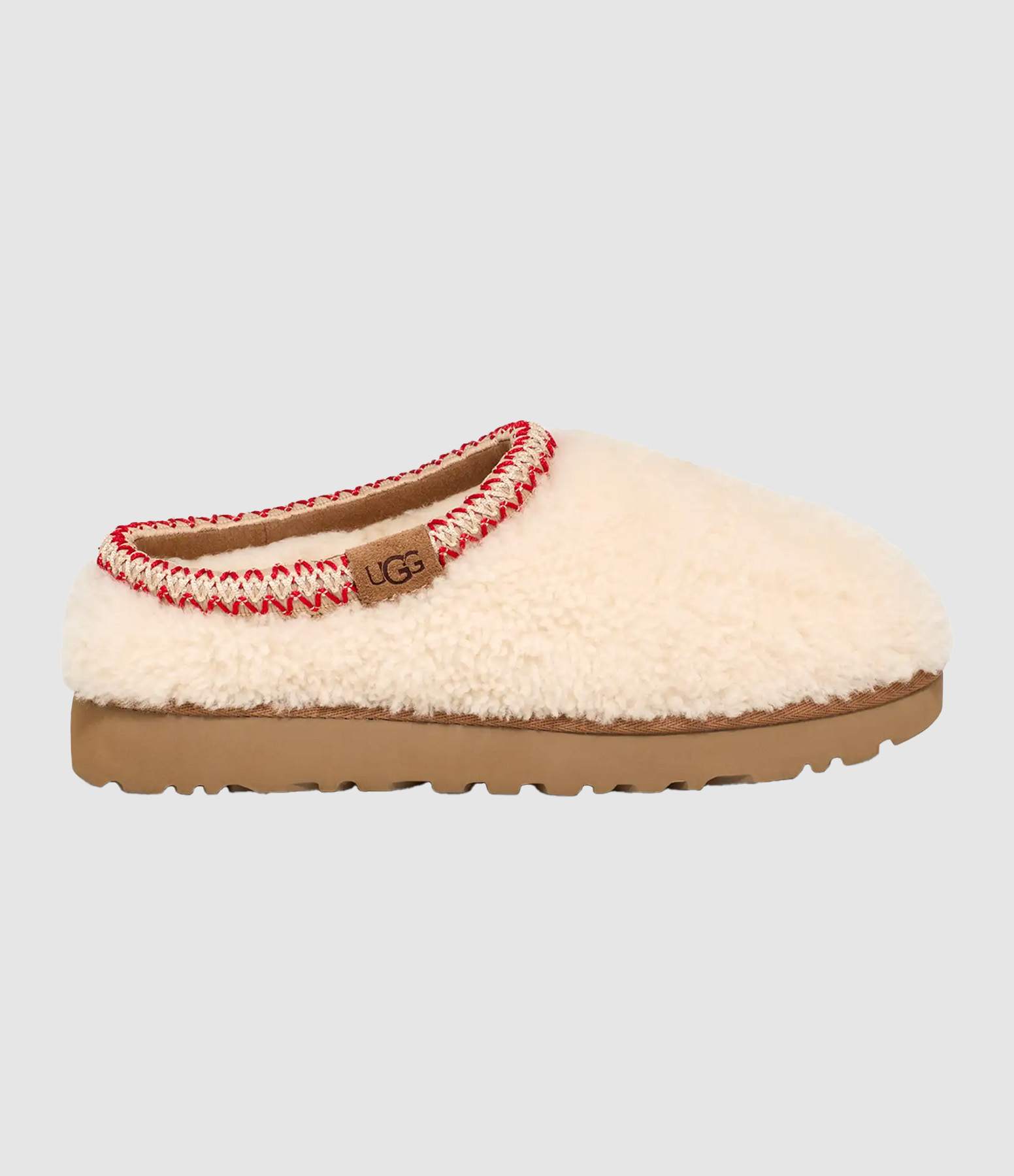 Tasman Maxi Curly Natural Slippers