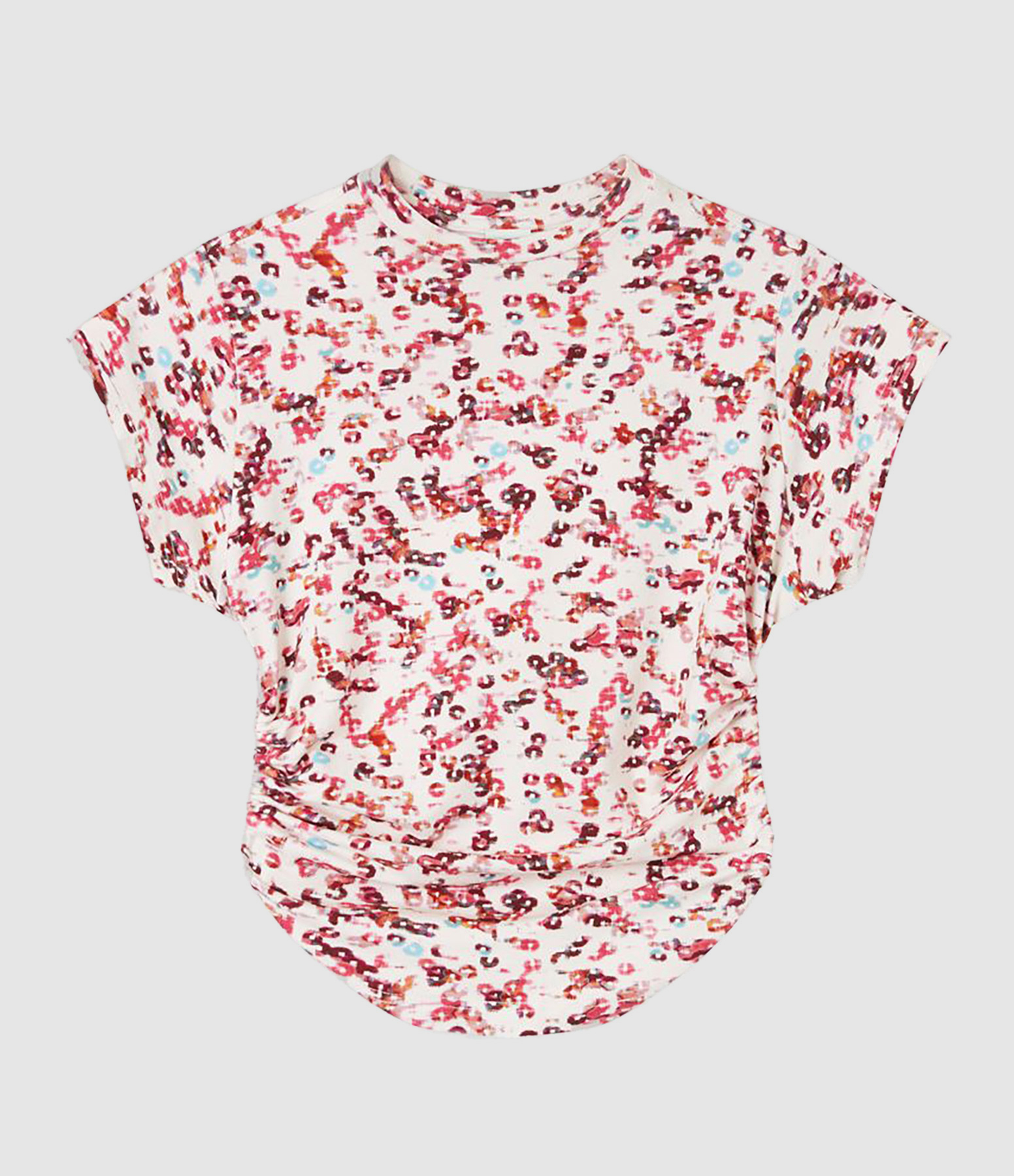 Juvia Top, Ecru Print