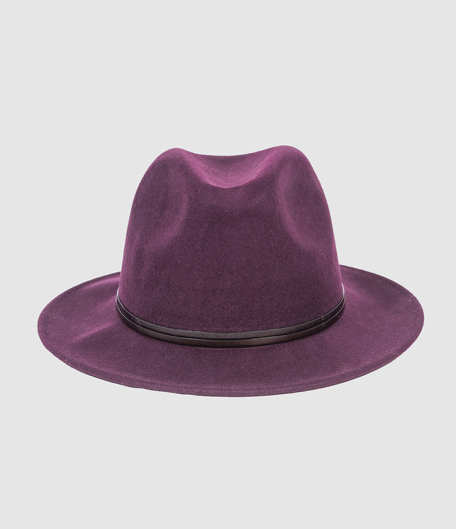 Plum Felt Hat