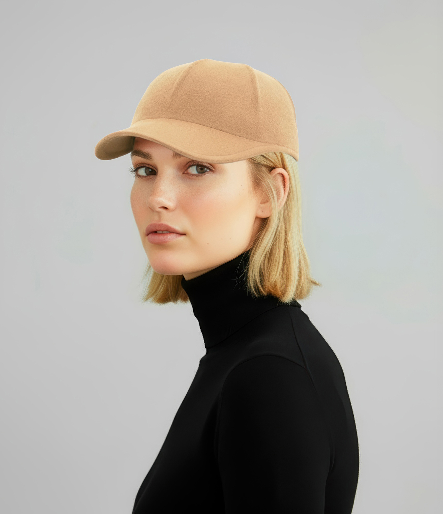 Cappuccino Felt Cap