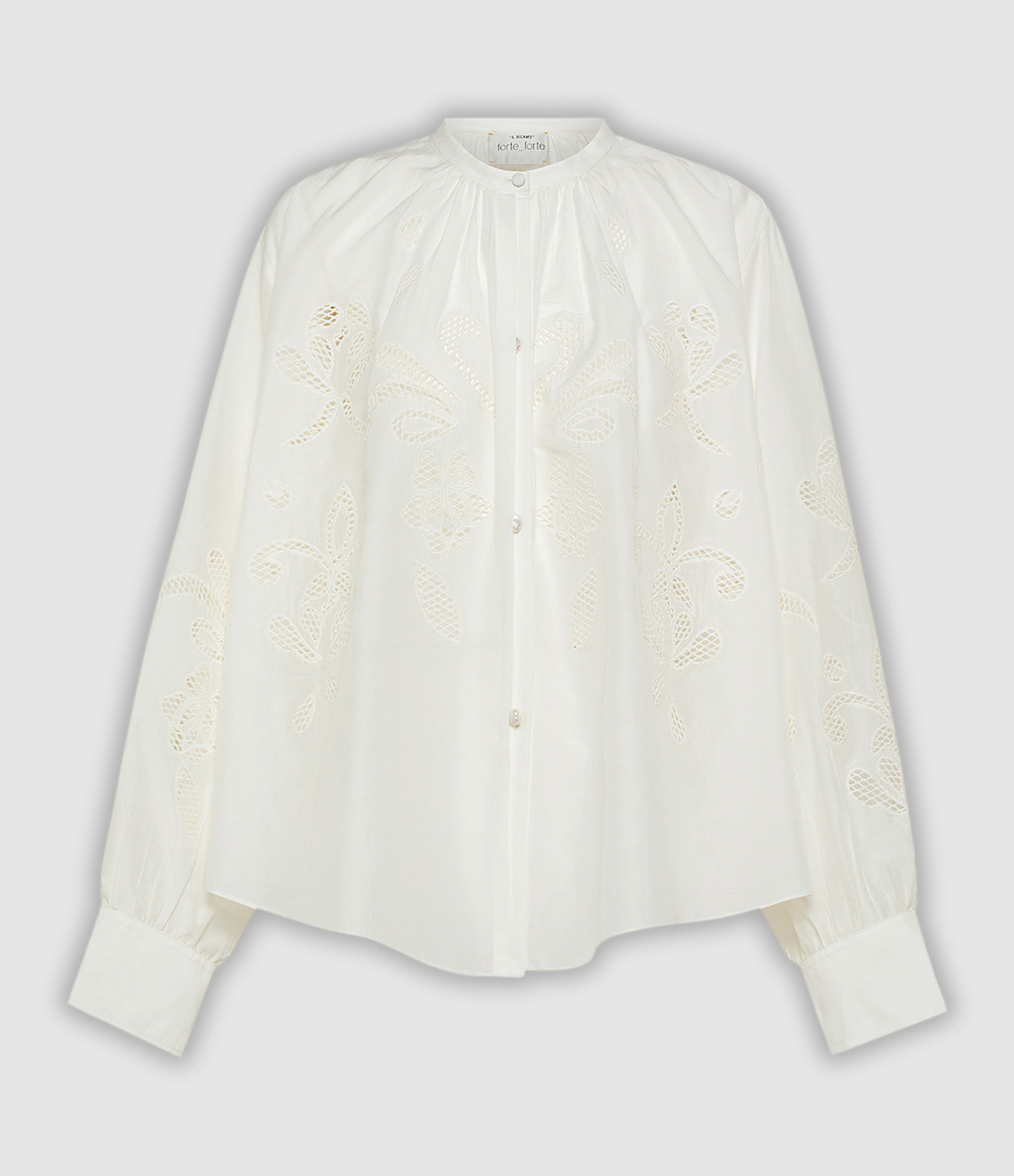 "Lunamaris" shirt in ivory