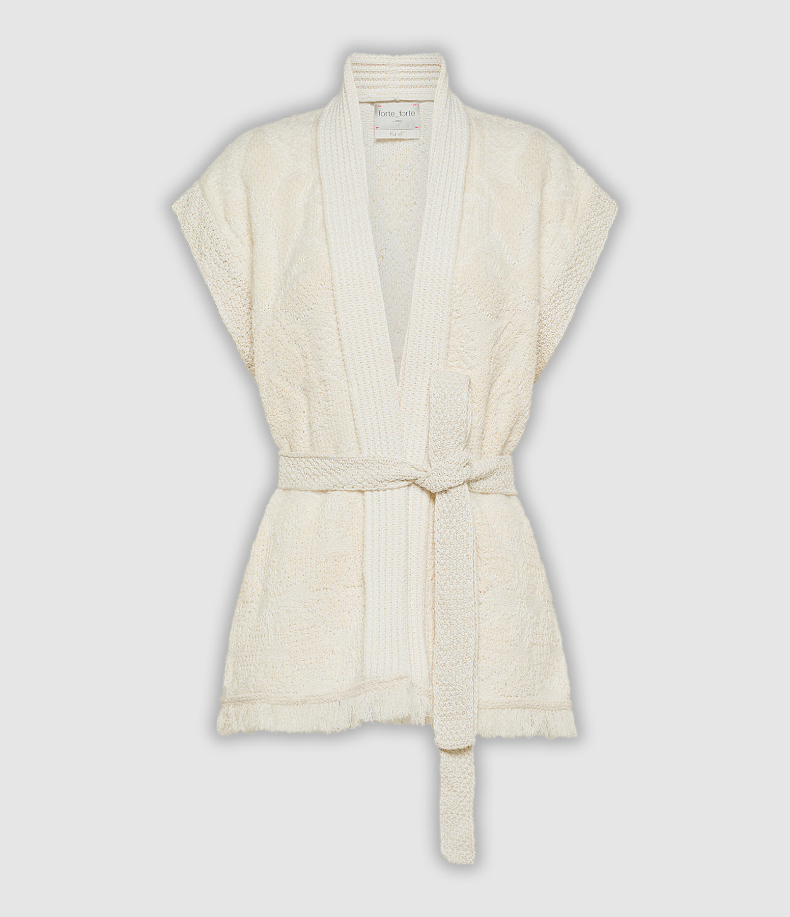 "Iris Velvet" butter-coloured waistcoat