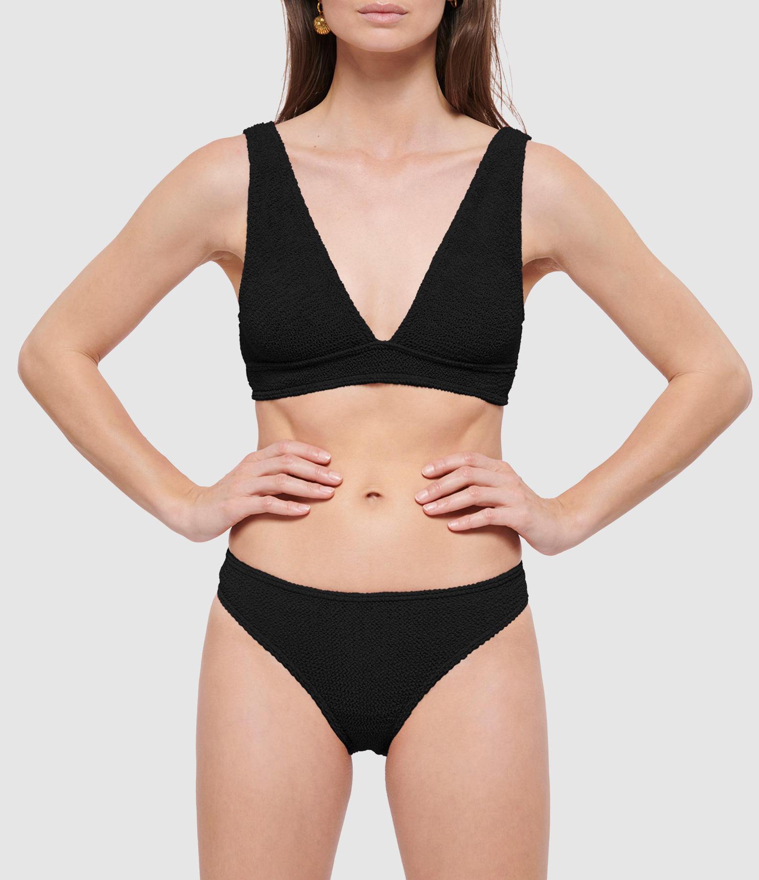 Aqua Black Bikini Swimsuit