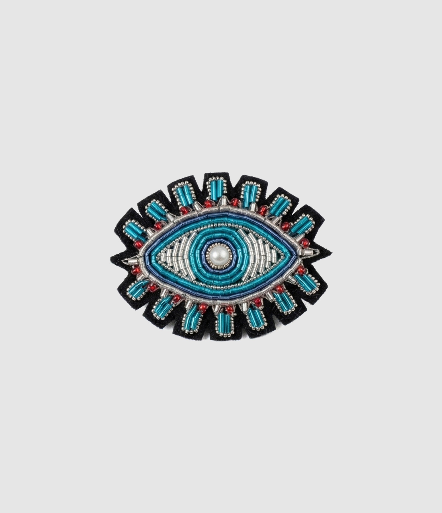 Sun Eye Blue Brooch, High Summer Collection