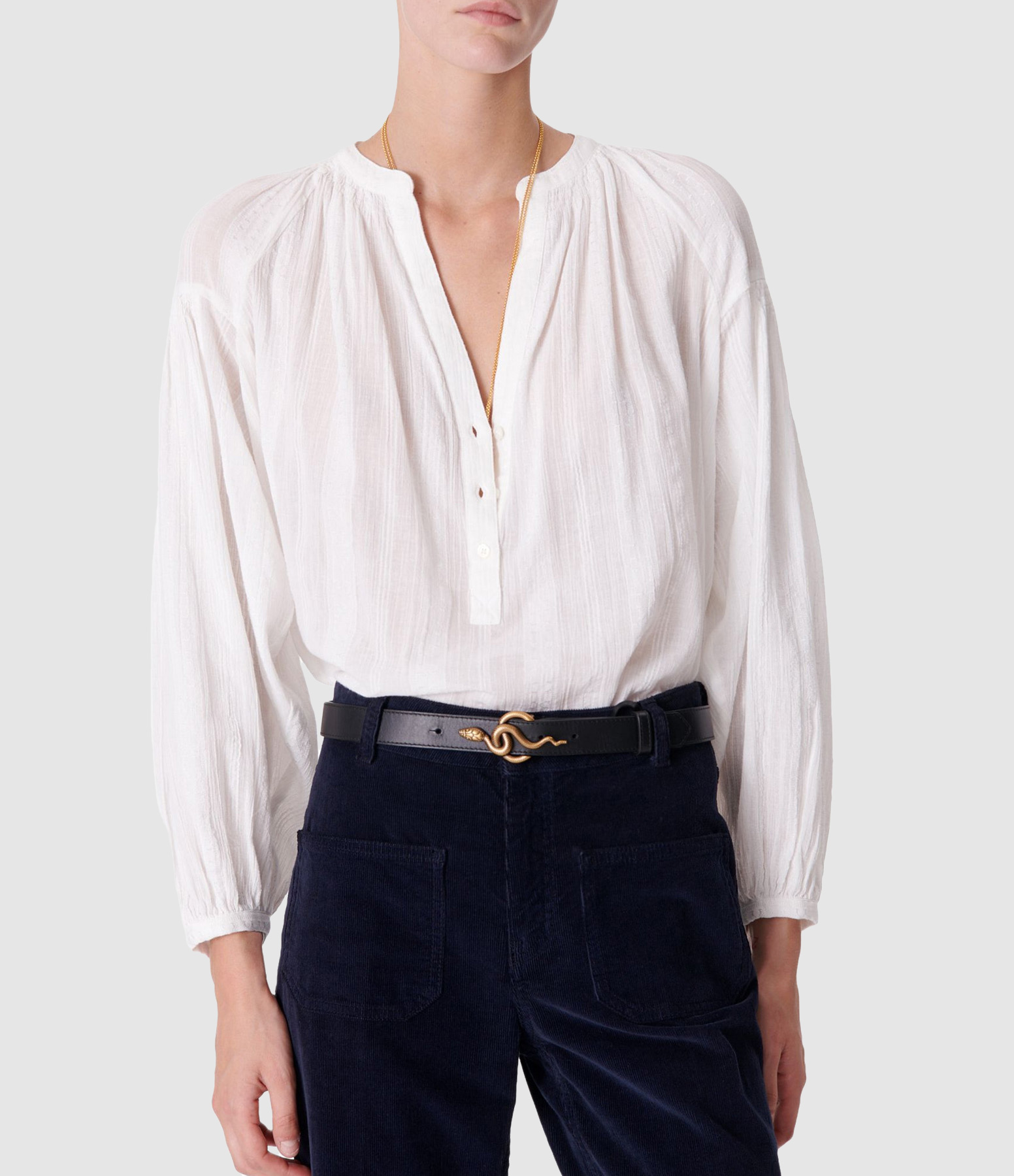 Nipoa White Blouse