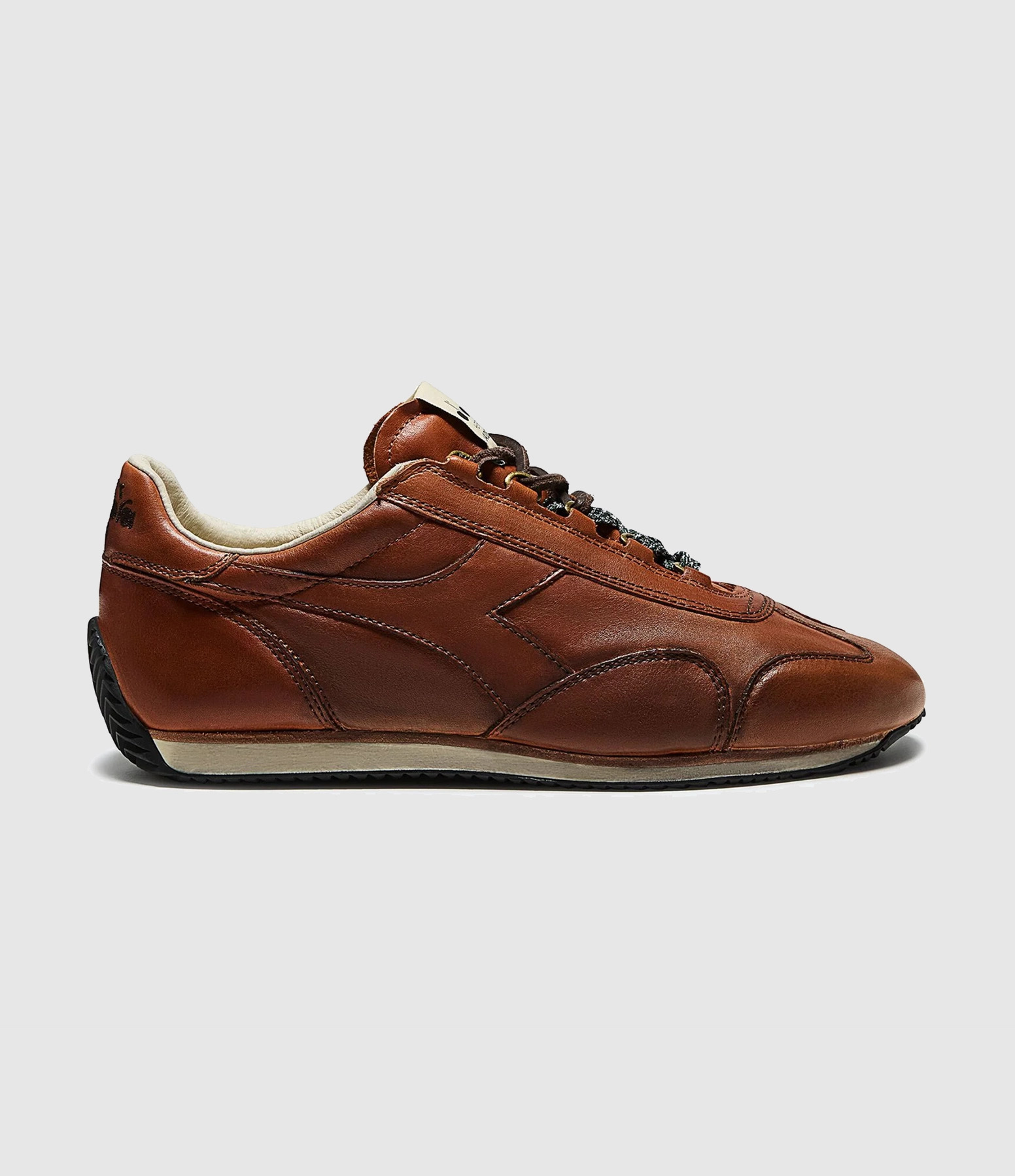 Firenze Italia Pecan Brown Team Trainers