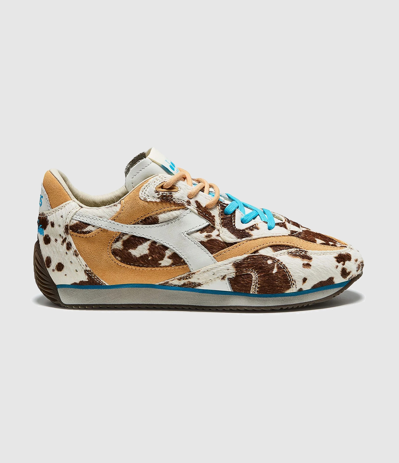 Revenge Team Animal Print Trainers in Beige, Foschia and Deserto