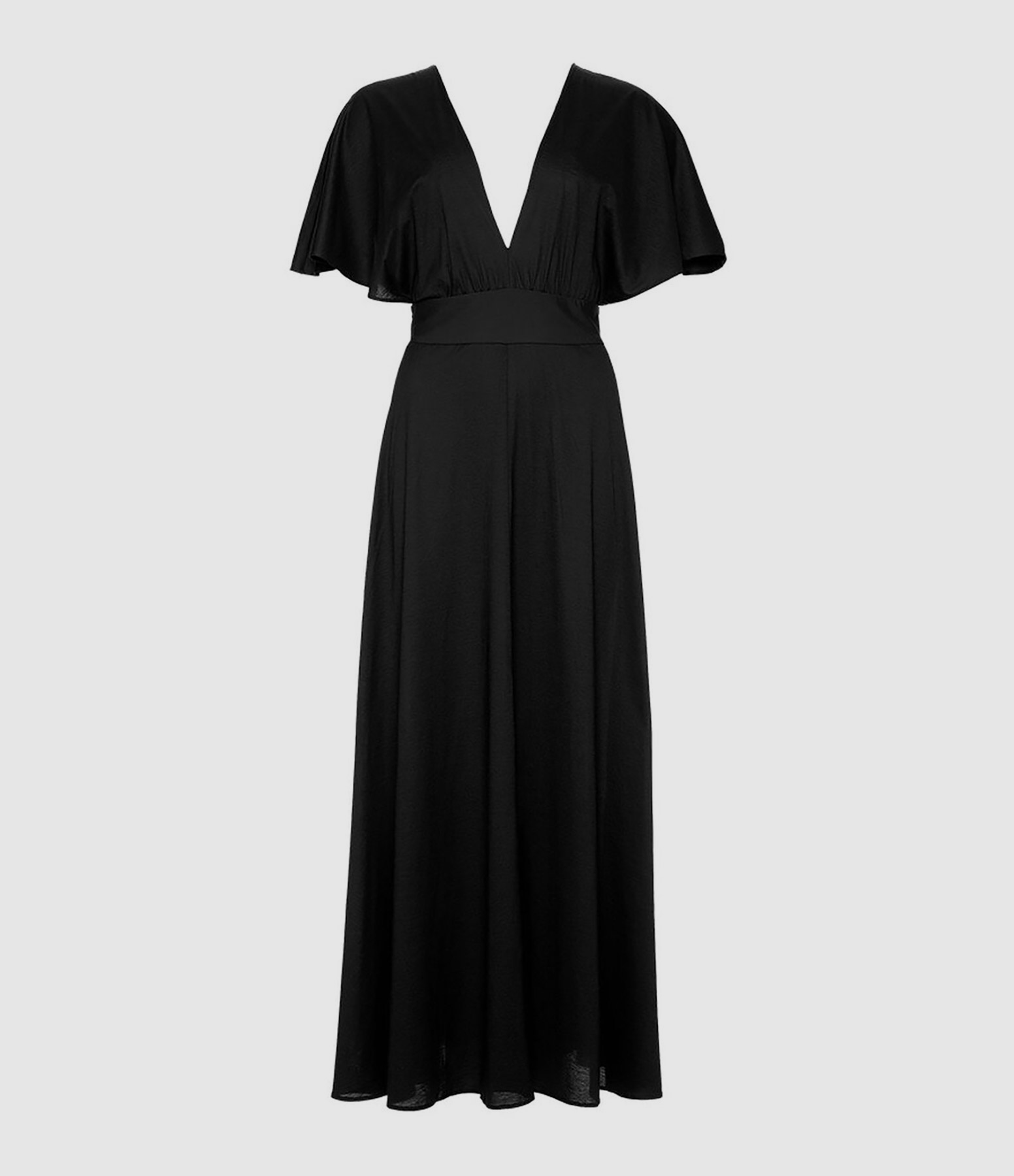 Aurore Black Cotton Dress