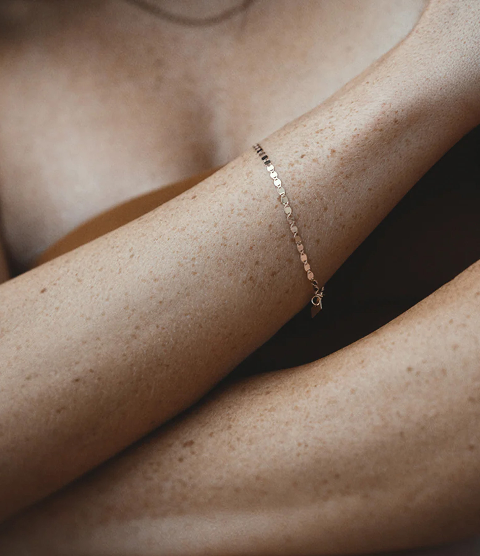 Rose Gold Skin Tattoo Bracelet
