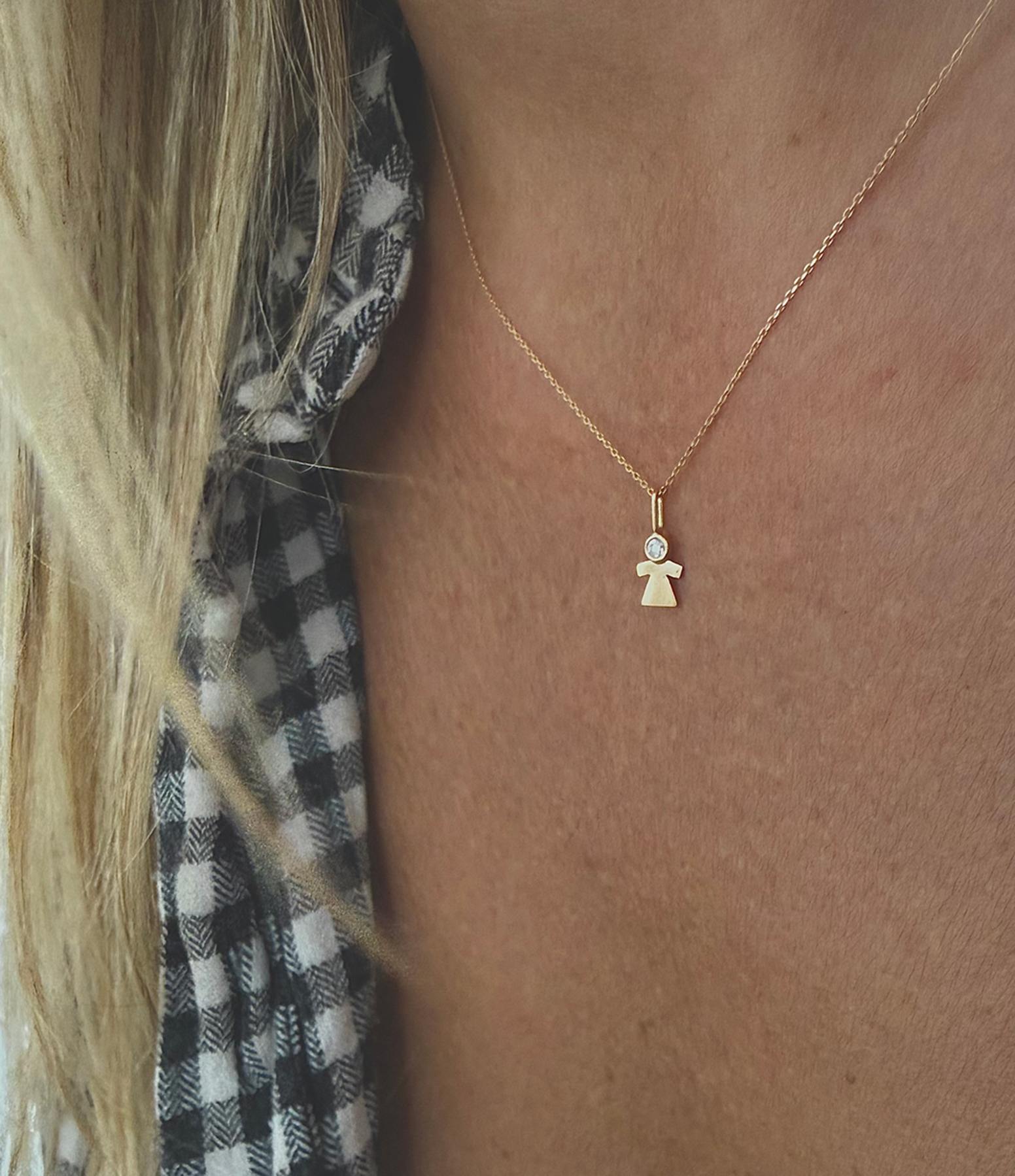 Cosmic Girl Rose Gold and Diamond Pendant