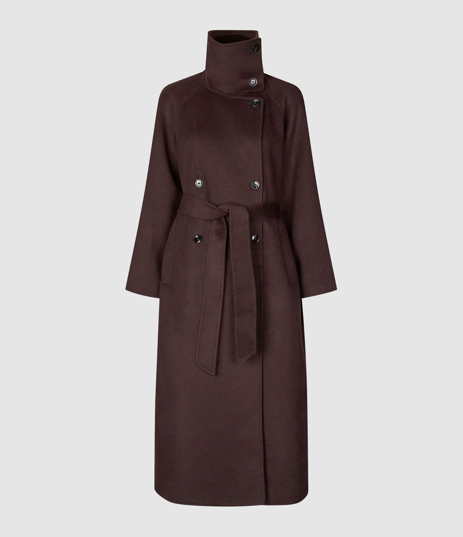 Sahanne Black Coffee Coat