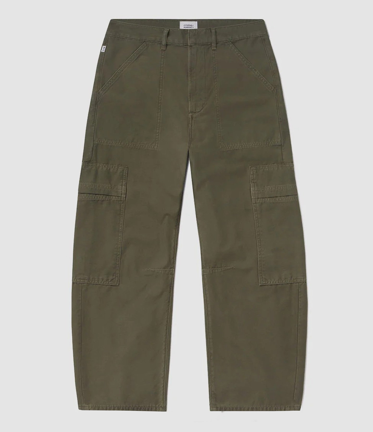 Marcelle Low Slung Easy Cargo Dogwood Trousers