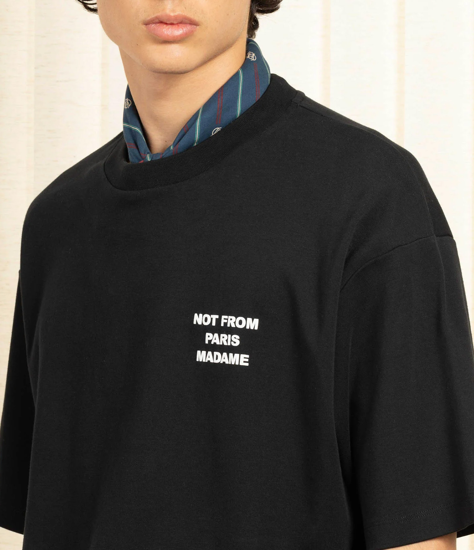 Black Slogan T-shirt