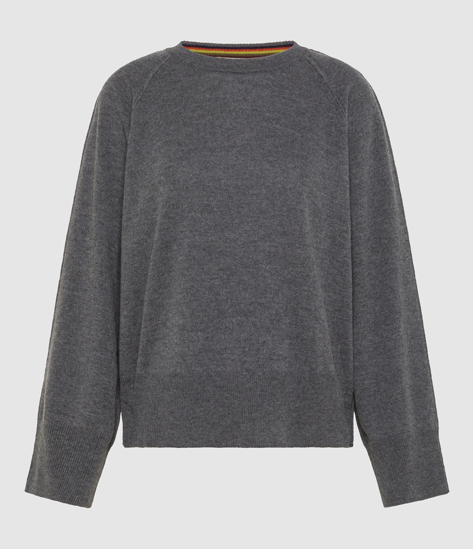 Odino Merino and Cashmere Jumper – Grey