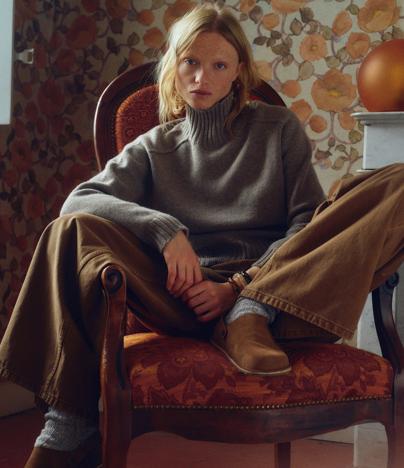 Meteorite Grey Cashmere Turtleneck Jumper