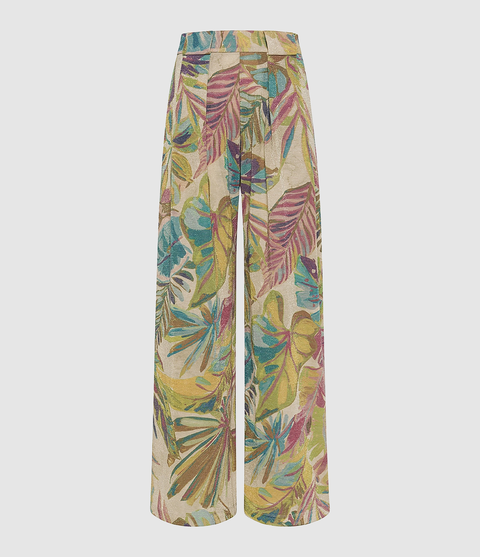 Aspen Multicolour Trousers in Acquamarina