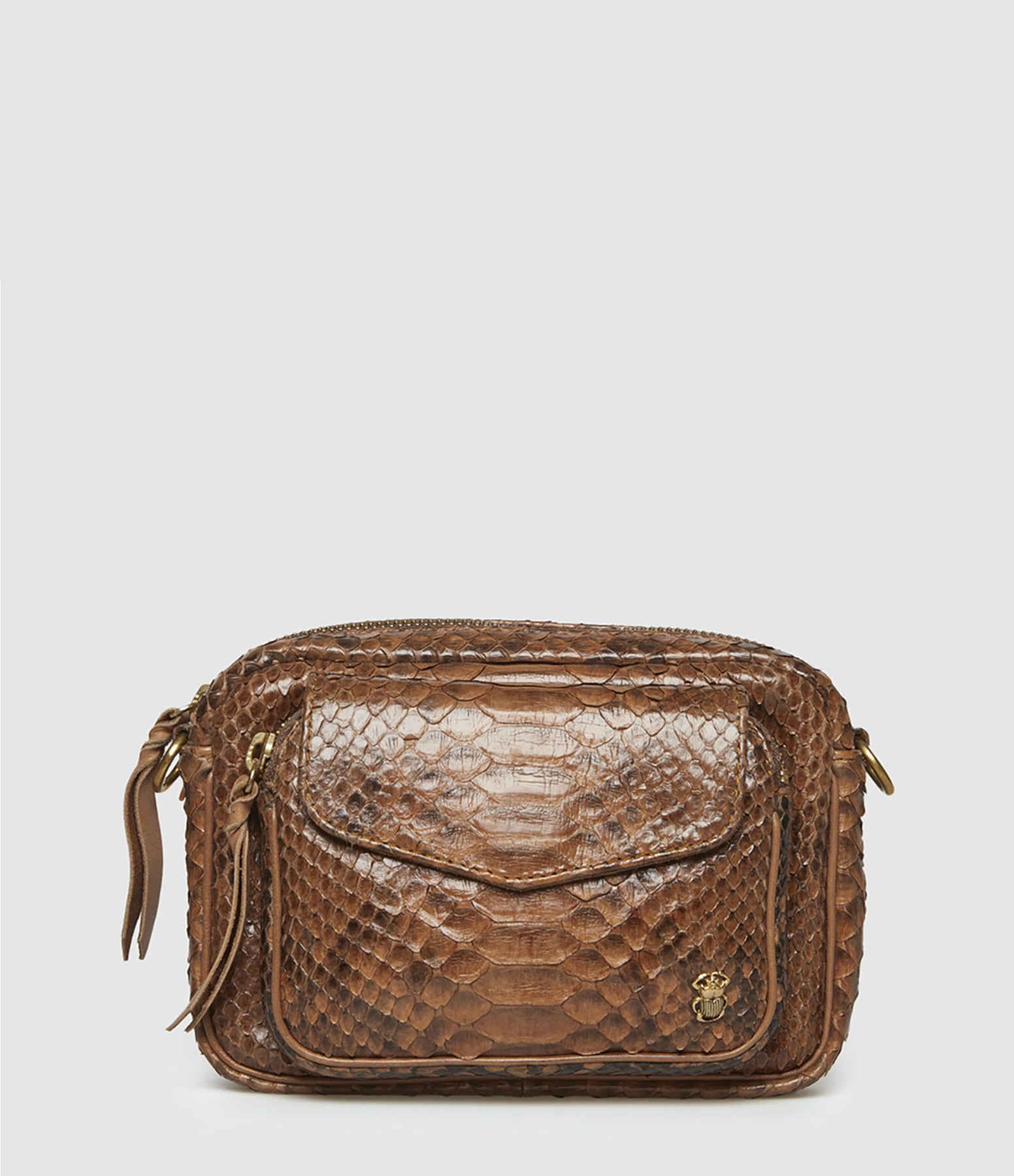 Baby Charly Python Mocha Bag