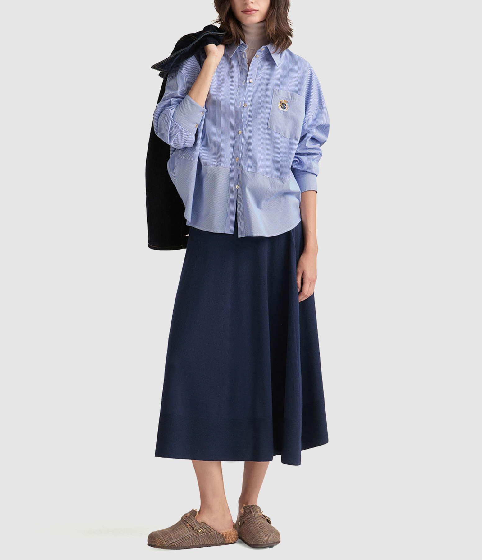 Clare Azzurro shirt