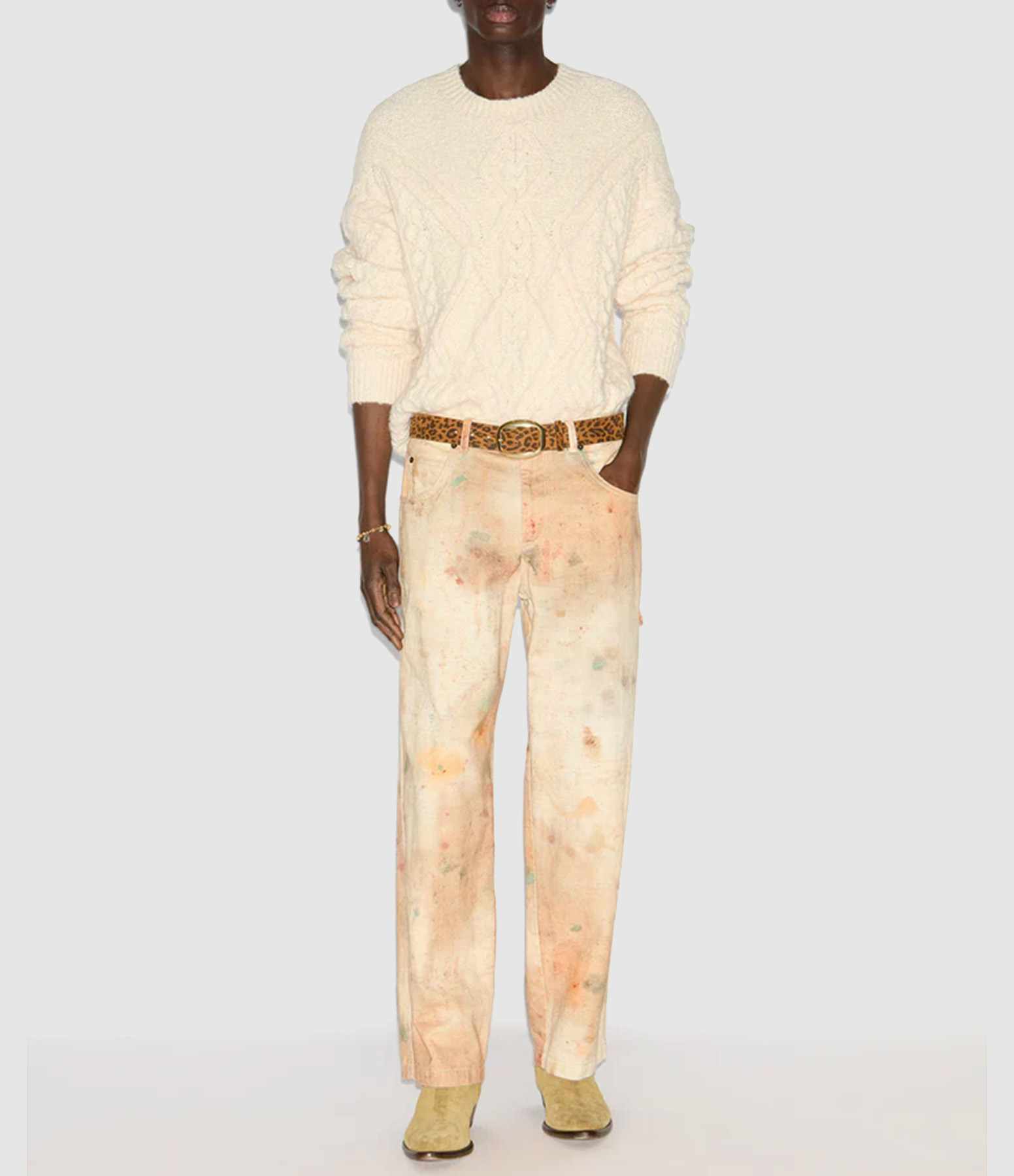 Harold Men’s Sweater – Ecru
