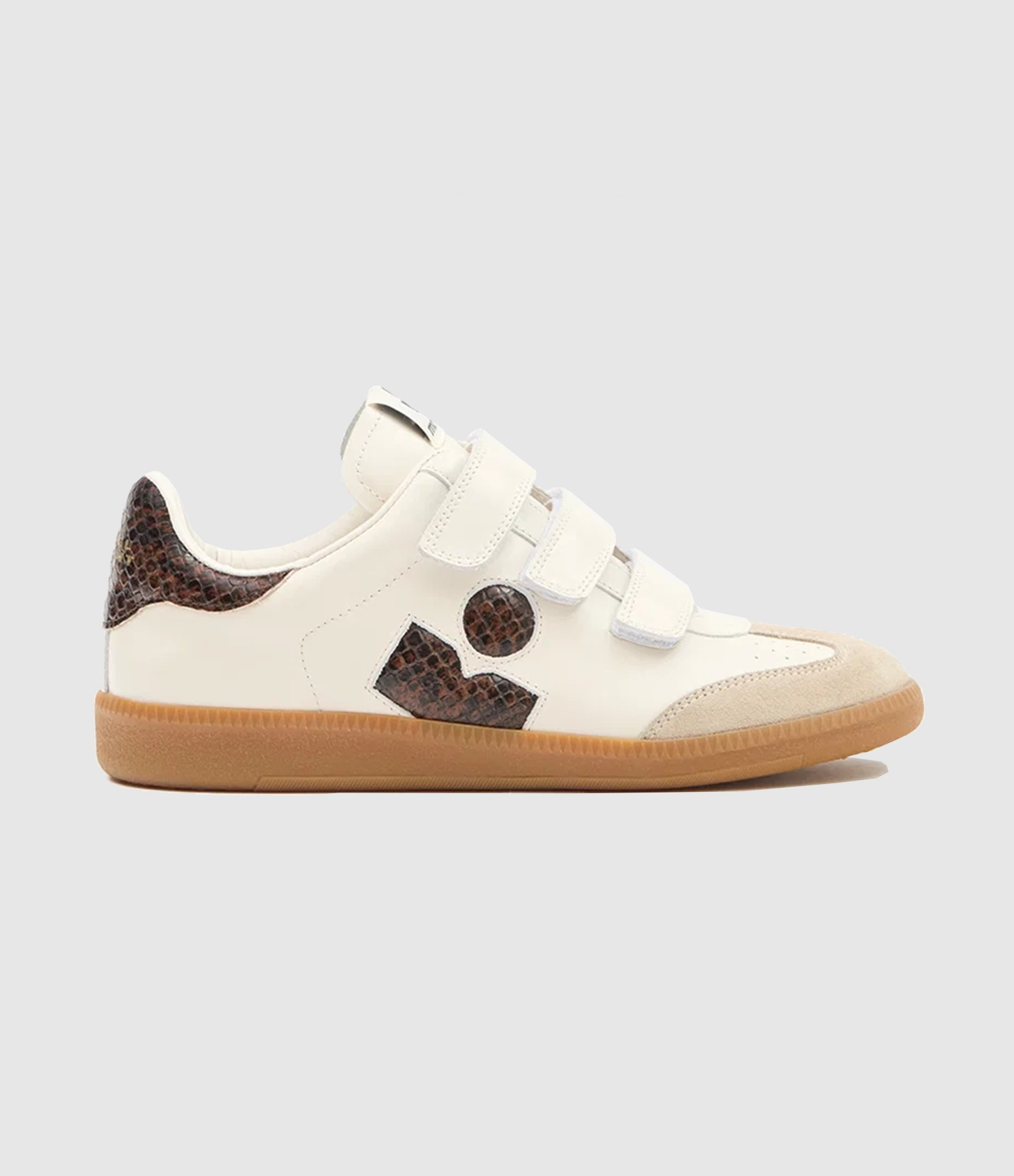 Beth Chalk Mocha trainers