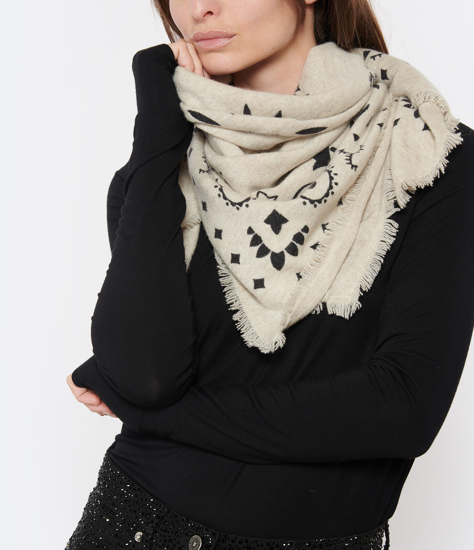Hachiko Scarf  Oat