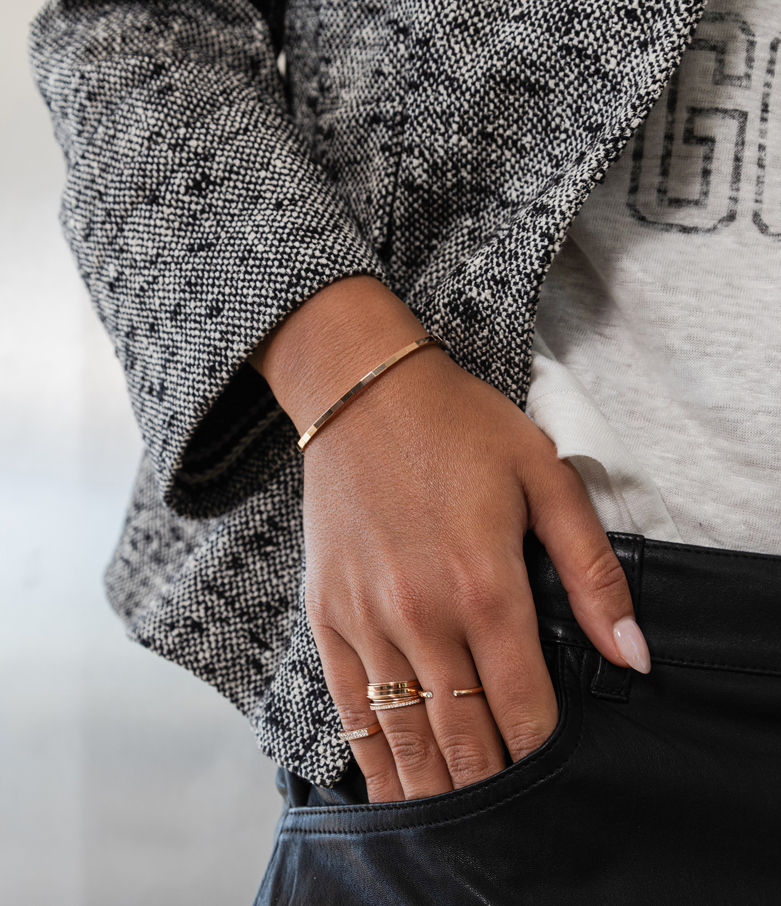 Margherita Ring in 7-carat rose gold