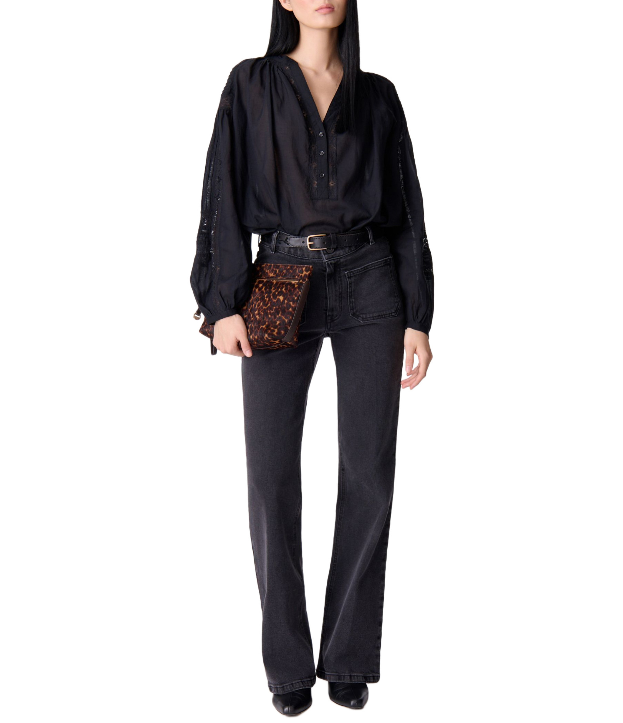 Nipoa Black Blouse